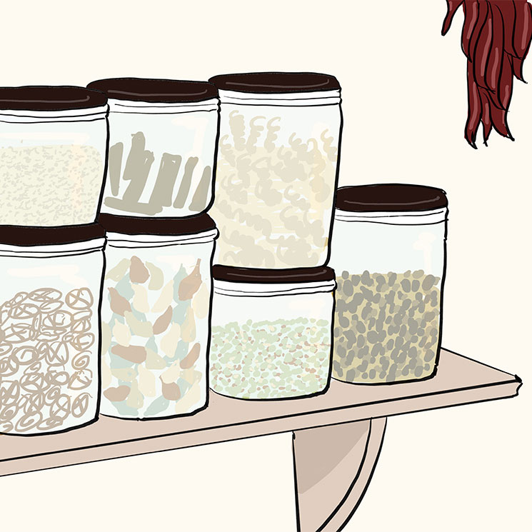 Táperes de cocina ilustración