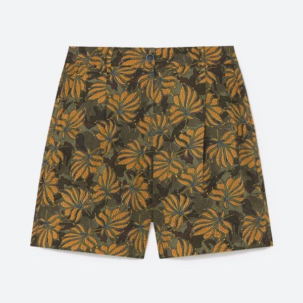 'Shorts' de estampado tropical