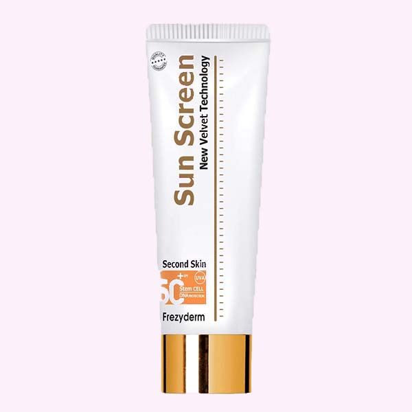 Crema solar antienvejecimiento para pieles secas