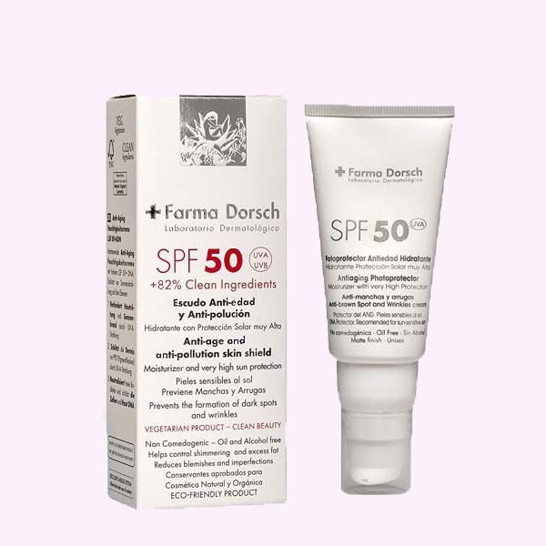 Crema solar antiarrugas