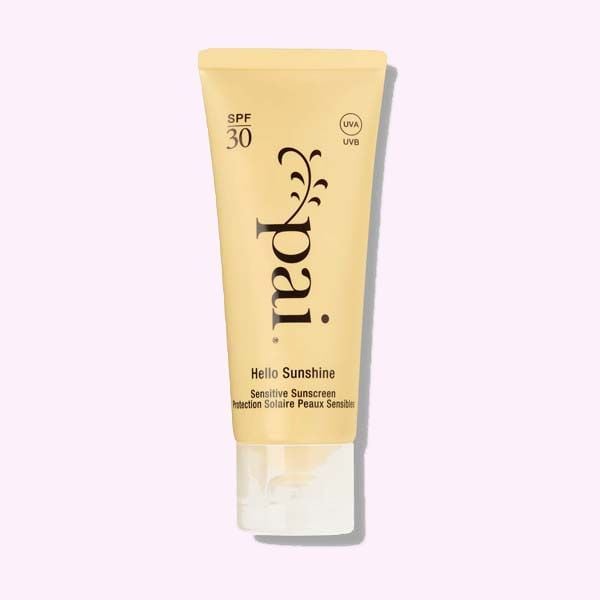 Crema solar para pieles sensibles