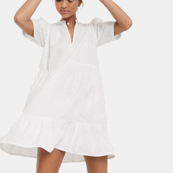 Vestido blanco 'oversize'