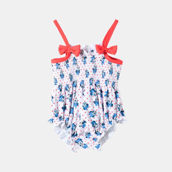 Bañador de bebé con topos y Minnies