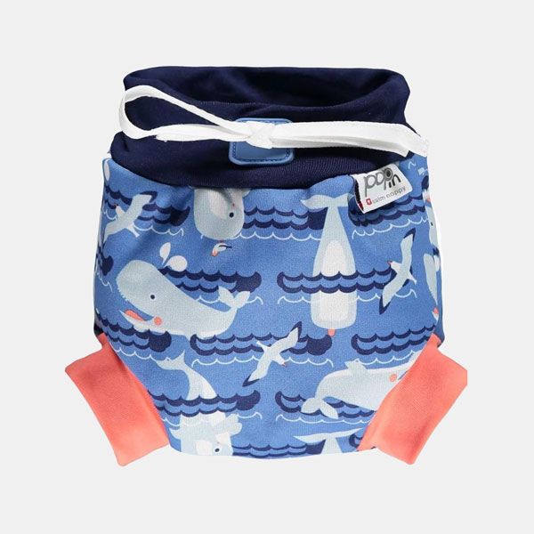 Bañador con bolsa impermeable bebé/niña rayas rosa – Va de pekes