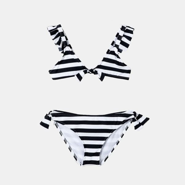 Bikini de rayas para niñas
