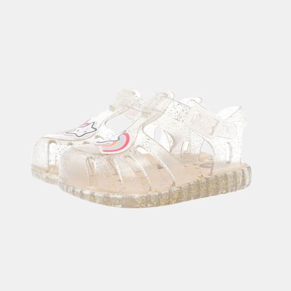 Cangrejeras transparentes para bebé