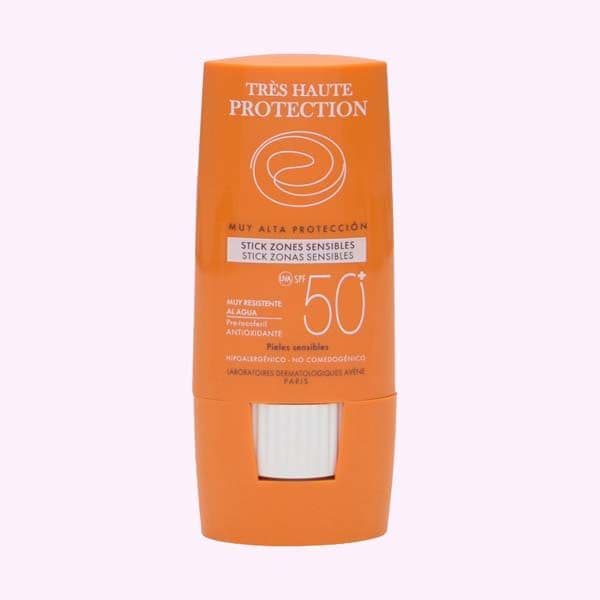 Crema solar en barra para pieles sensibles