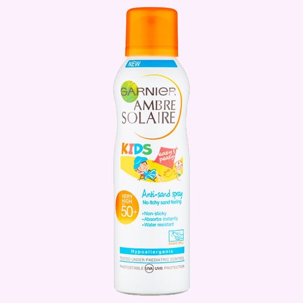 Crema solar con ingredientes naturales