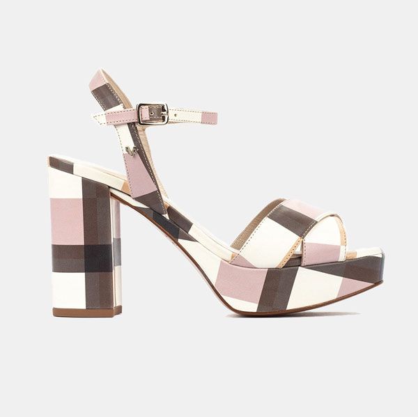 Sandalias de tacón alto con plataforma