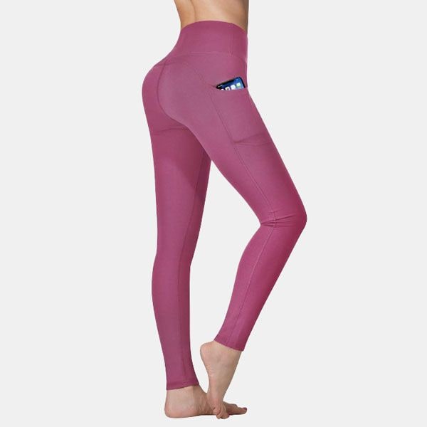 'Leggings' rosas de talle alto