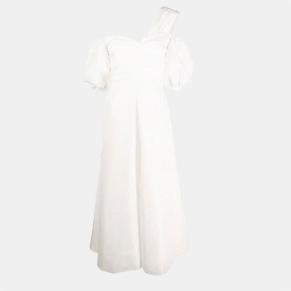 Vestido de escote de impacto
