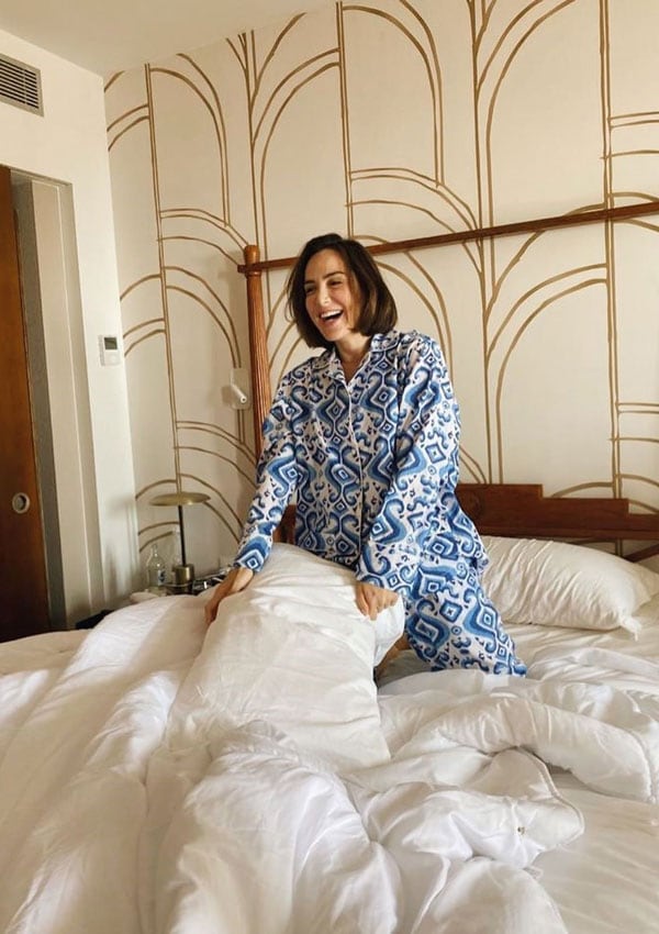 Tamara Falcó en pijama