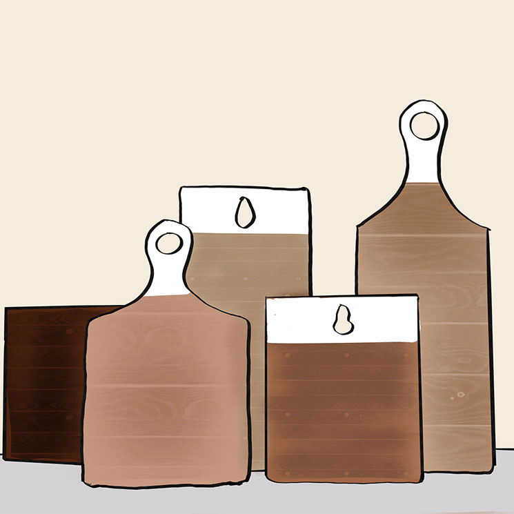 Ilustración tablas de cocina