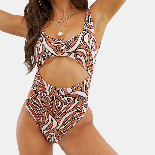 Un trikini estampado como el de Gala González