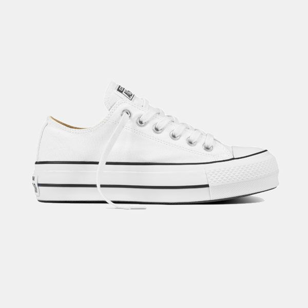 Zapatillas blancas con plataforma
