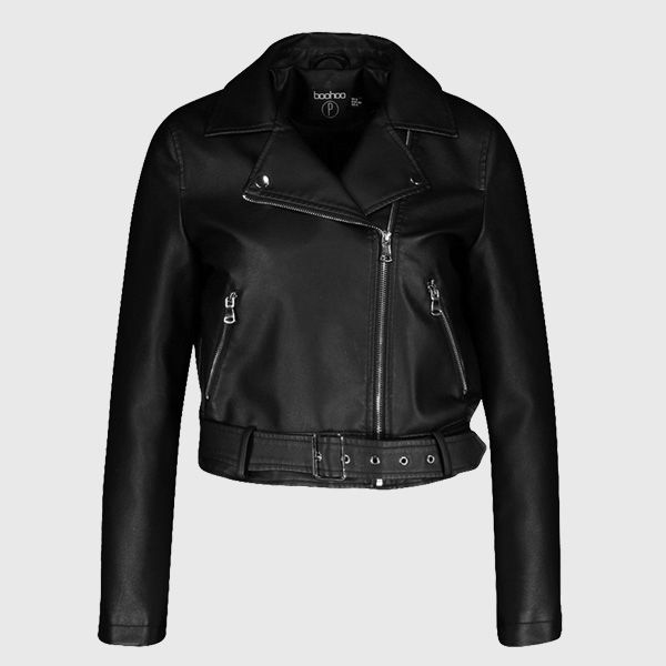 Chaqueta 'efecto cuero'