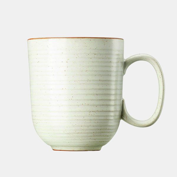 Taza de estilo rústico