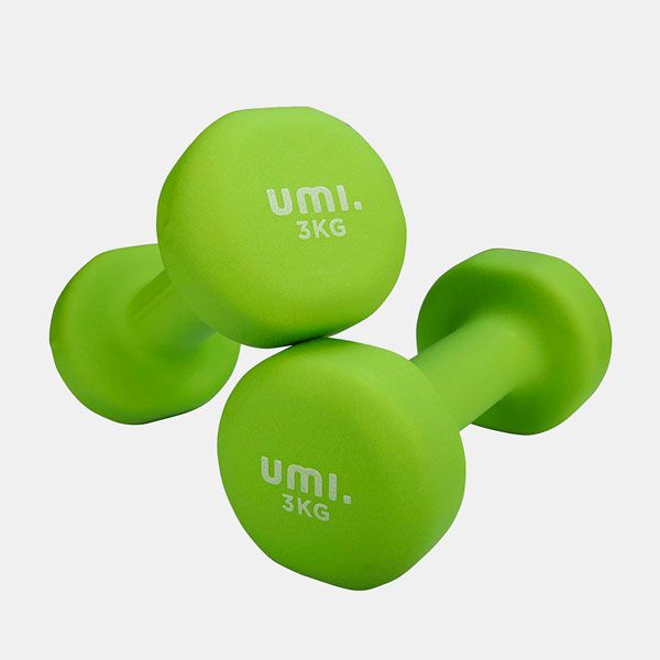 Mancuernas Antideslizantes Twin Peaks Mancuernas con Revestimiento de Neopreno Pesas y Mancuernas de Neopreno Disponibles en 3Kg para hacer tu Gimnasio en casa