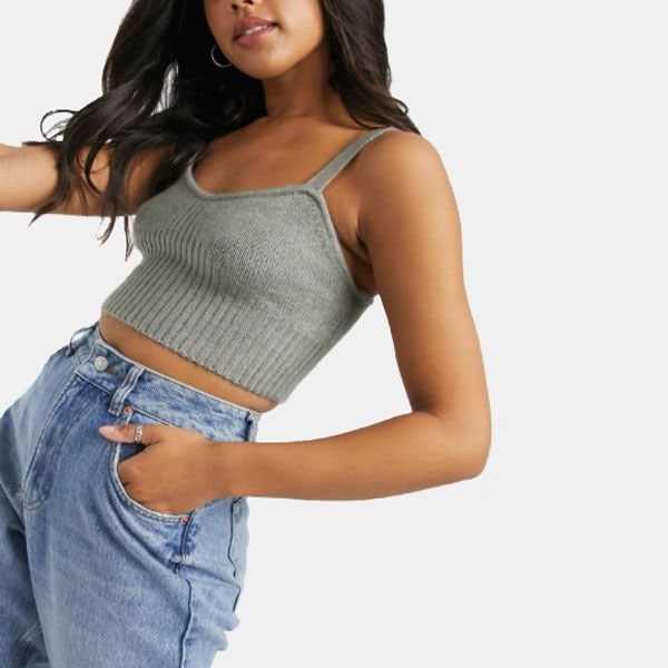 Conjunto de top y chaqueta