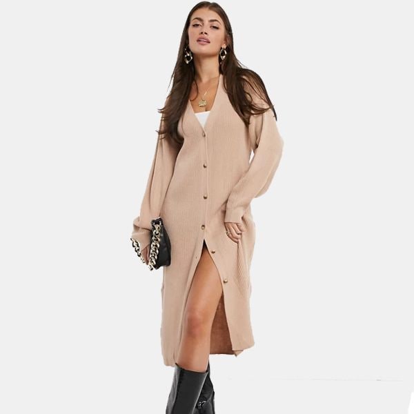 Vestido tipo cárdigan