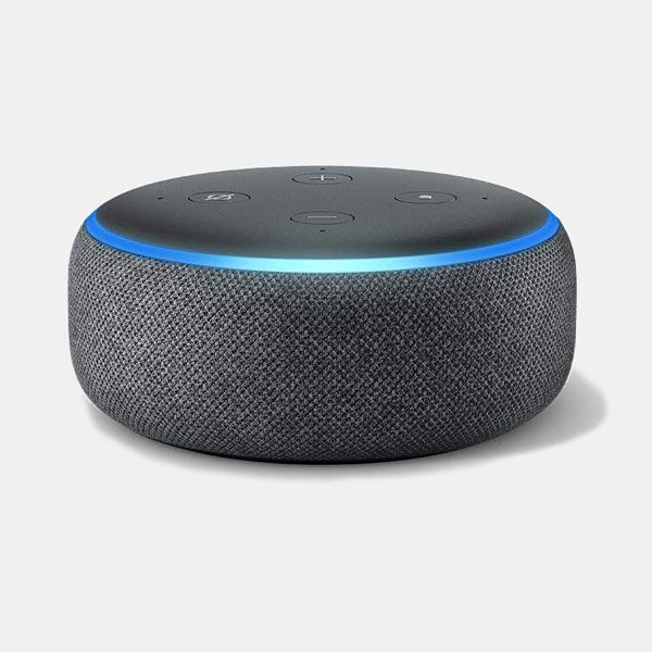 Bocina inteligente con Alexa y reloj despertador – ECHO DOT