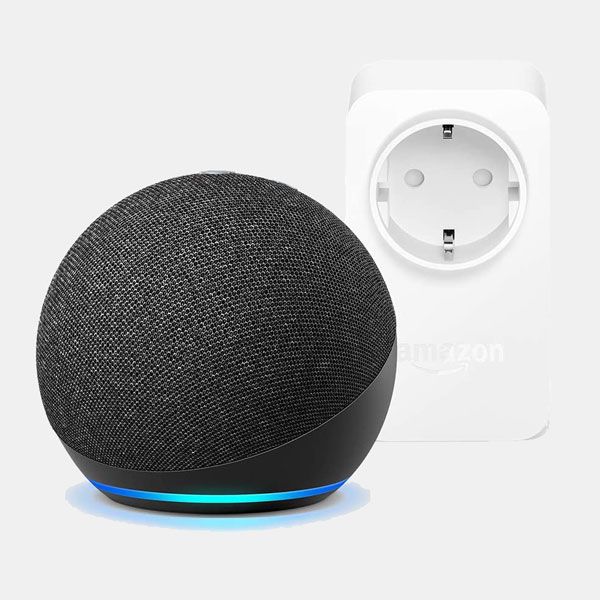 Echo Dot 4 con enchufe inteligente
