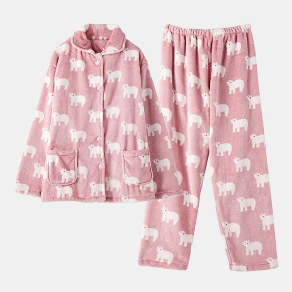 Pijama Entera Infantil Invierno Polar Niña Niño