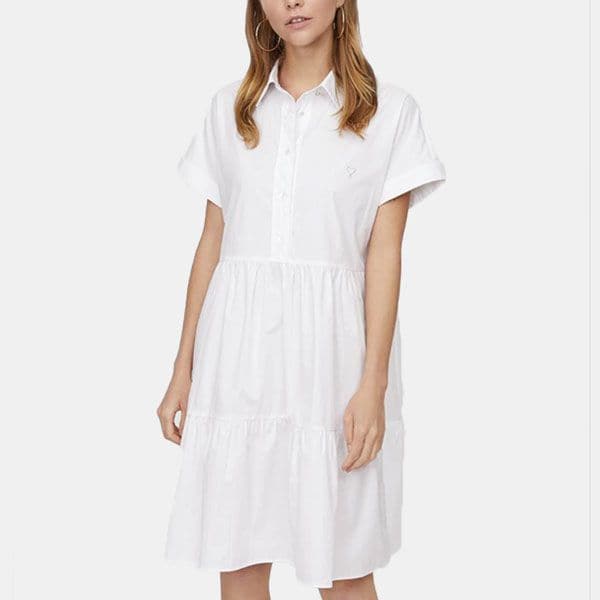 Vestido blanco en versión 'short'