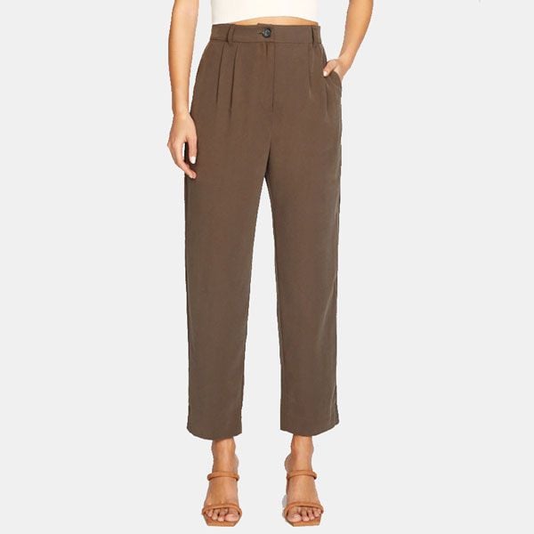 Pantalones rectos de talle alto