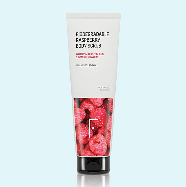 Exfoliante corporal natural y biodegradable Raspberry Body Scrub