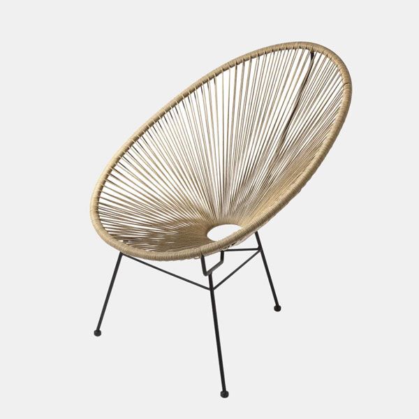 Un sillón de jardín