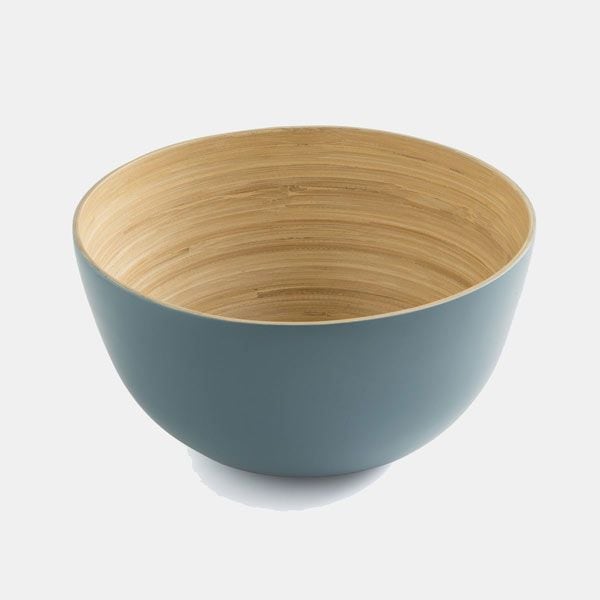 Un bol de bambú para las palomitas