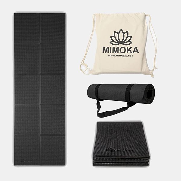 Una esterilla plegable y portable