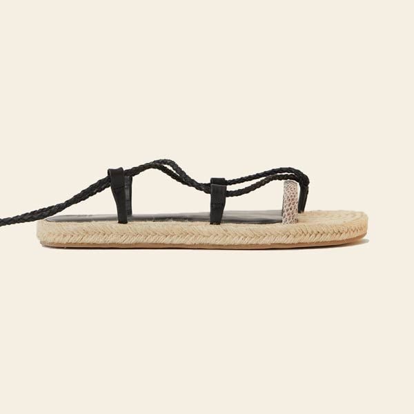Sandalias planas online esparto