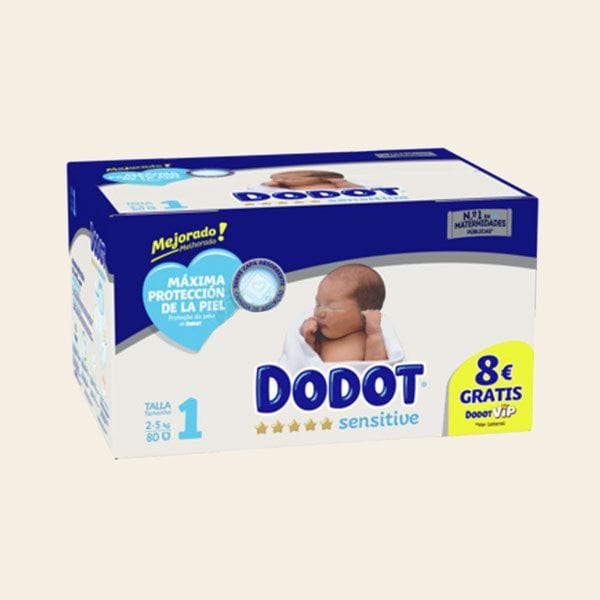 Dodot Pañal 9 a 14 kg talla 4 etapas Paquete 94 u