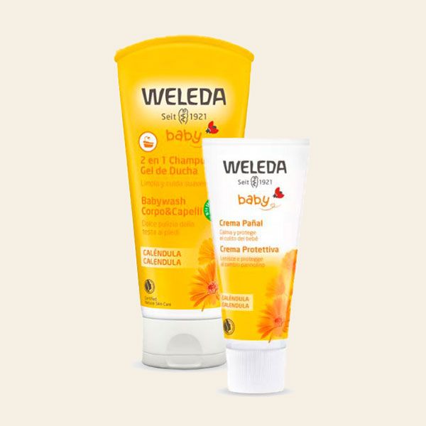 Pack de gel-champú y crema para pañal