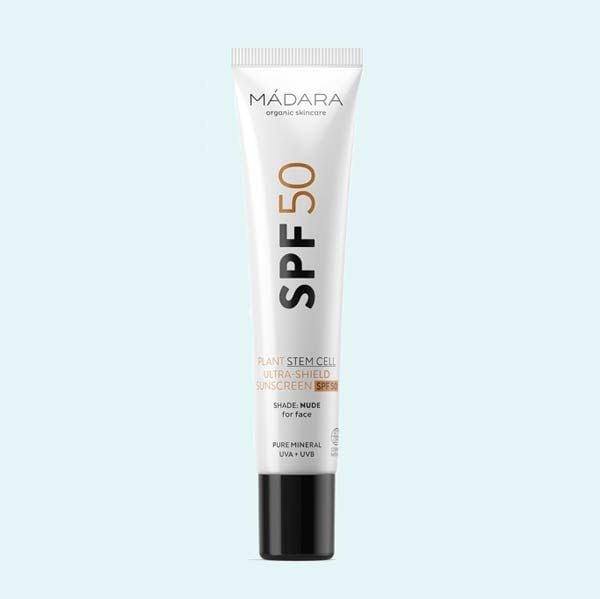 Crema solar con factor de protección 50