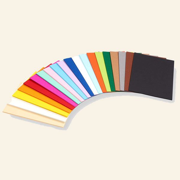 Pack de 100 cartulinas de colores