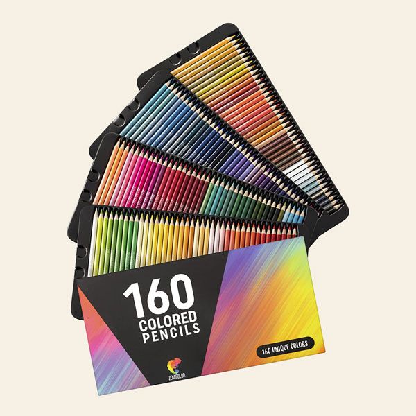 160 lápices de colores
