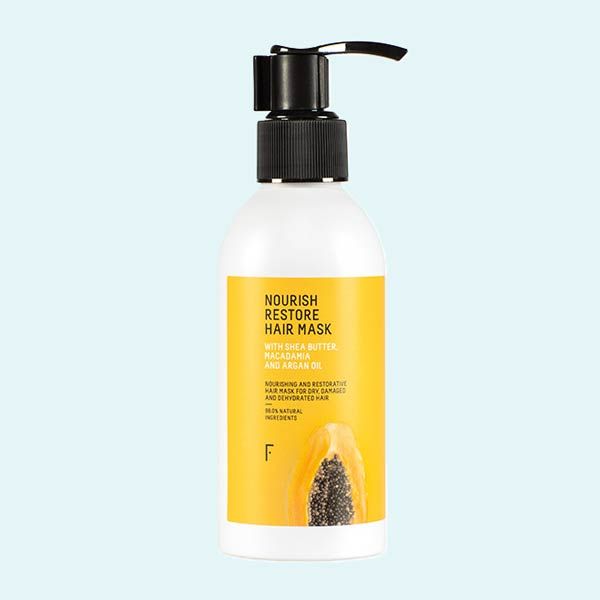 Una mascarilla reparadora natural