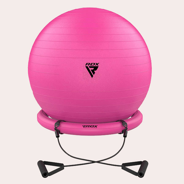 RDX Balón de Ejercicio con Base Resistencia Banda