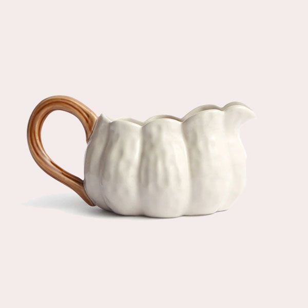 Una salsera de calabaza