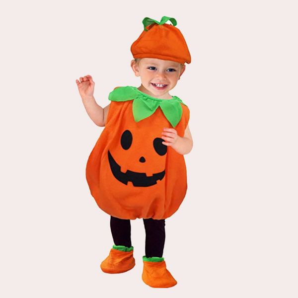 Disfraz de calabaza para niño bebé