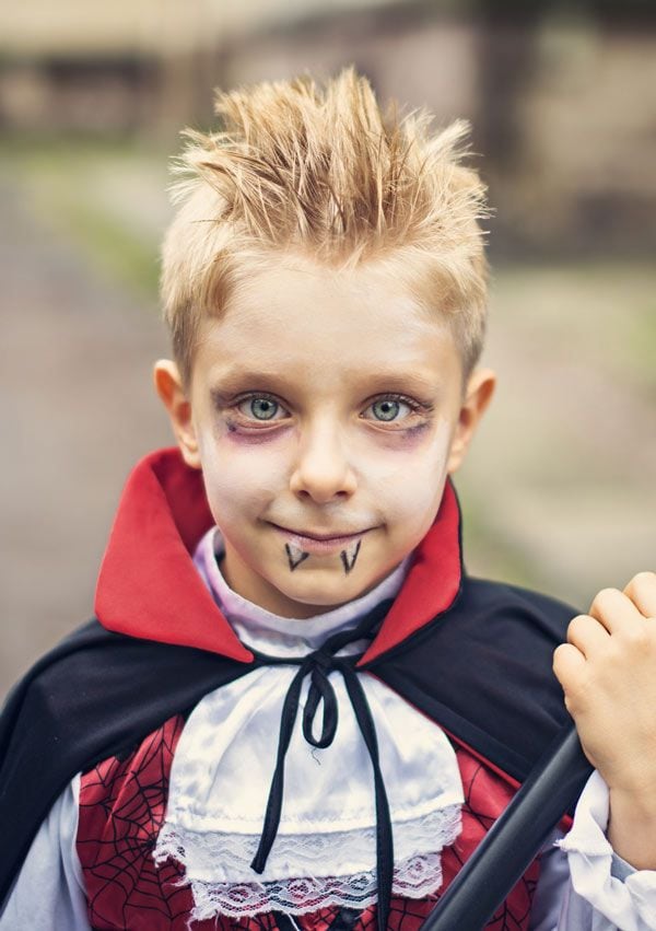 Maquillaje de vampiro para niños