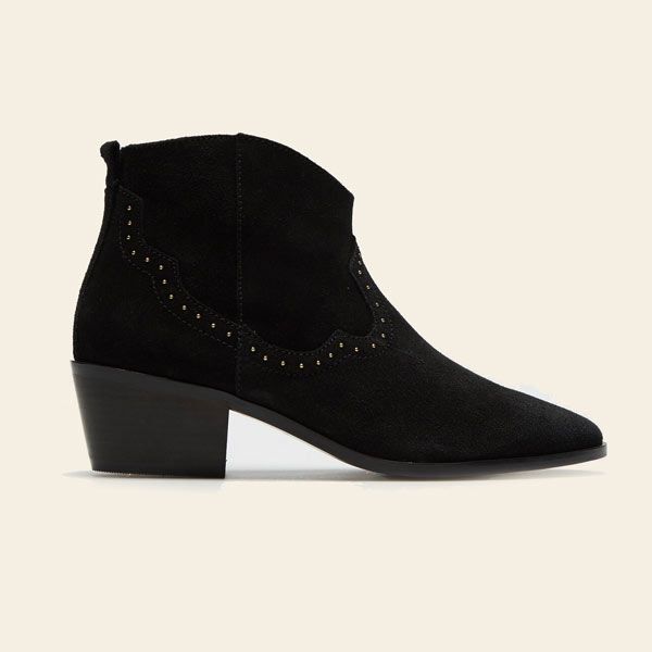Unos botines de serraje