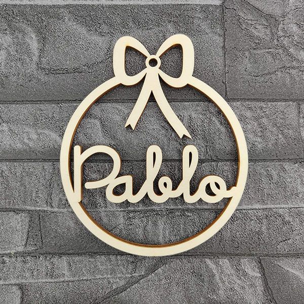 Bolas de Navidad con nombre