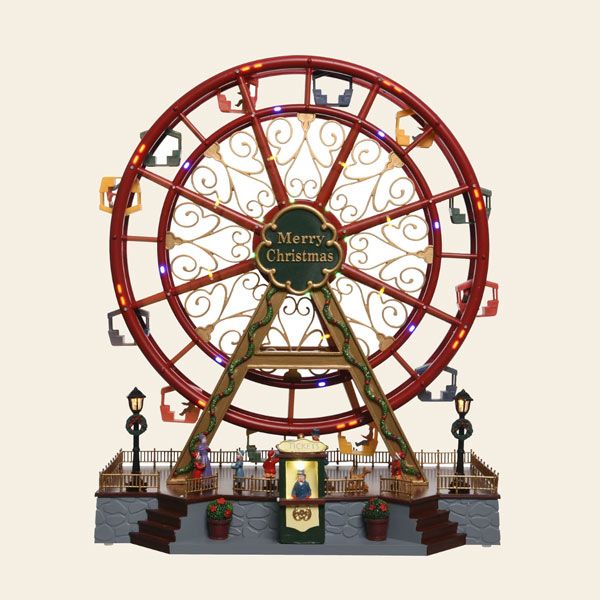 El carrusel iluminado que querrán las amantes de la Navidad