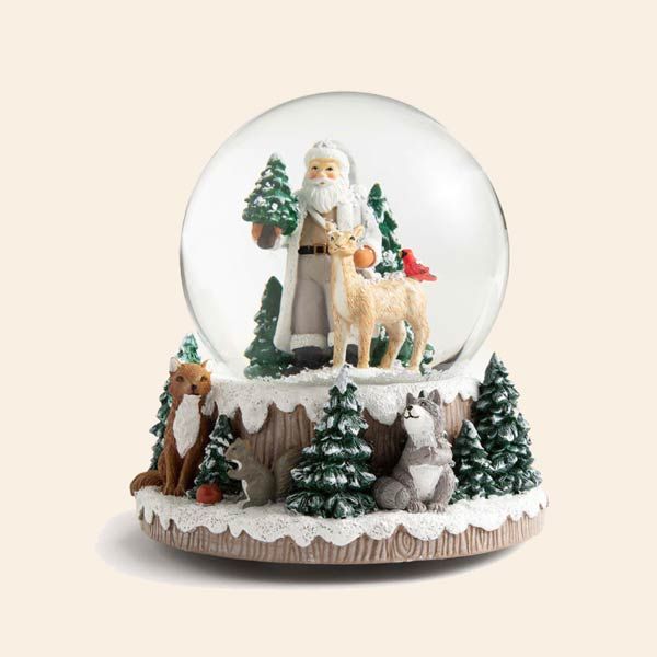 Una bola de Navidad con música