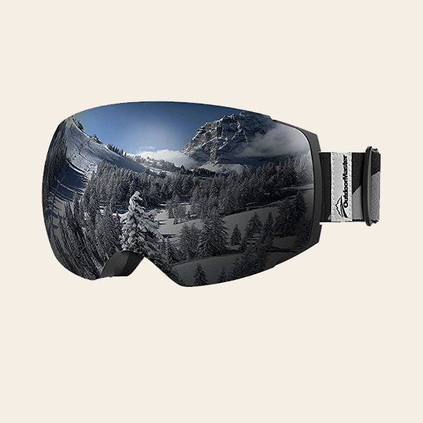 Gafas de esquí sin marco ni obstrucciones