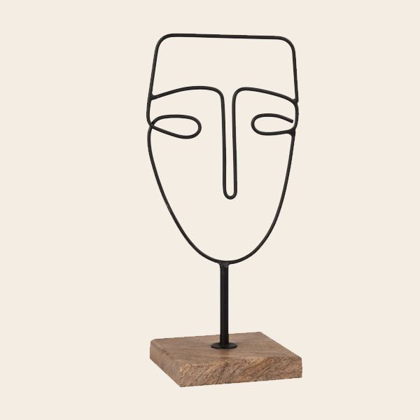 Una escultura original y minimalista